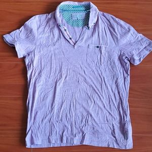 Ted Baker Purple Polo Shirt w/Pocket